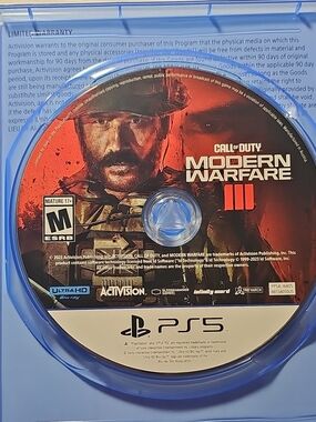 Call of Duty: Modern Warfare III (PS5) - Red Disc Artwork